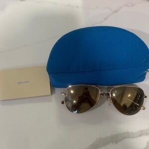 Oliver Peoples Benedict Aviator Sunglasses